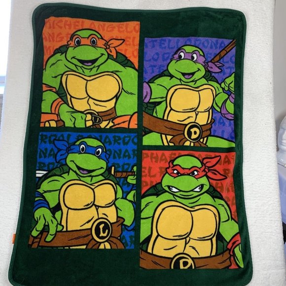 Nickelodeon Other - Teenage Mutant Ninja Turtle Fleece Blanket TMNT Nickelodeon 2015 40x48 inches